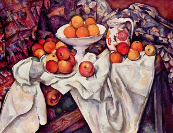 リンゴとオレンジのある静物1895-1900
