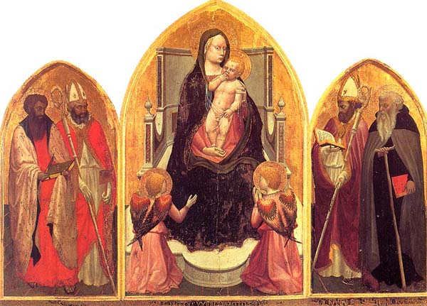 サン・ジョヴェナーレ三連祭壇画1422