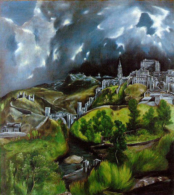 トレド風景1595-1600年
