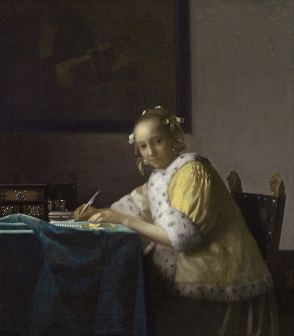 手紙を書く女1665 - 1666